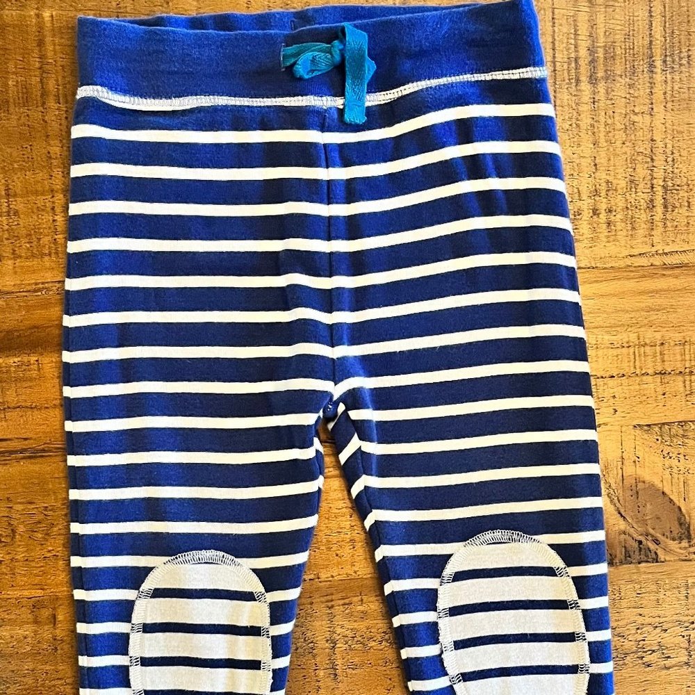 Boys Mini Boden Reversible Striped Pants Size 2-3